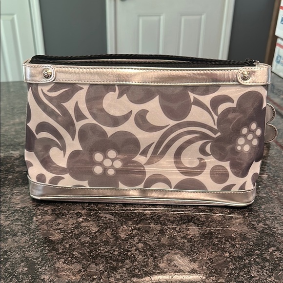 Vera Bradley Night & Day 2010Spring Pattern Zipped Travel Mesh Outer w/Liner GUC - Picture 15 of 16